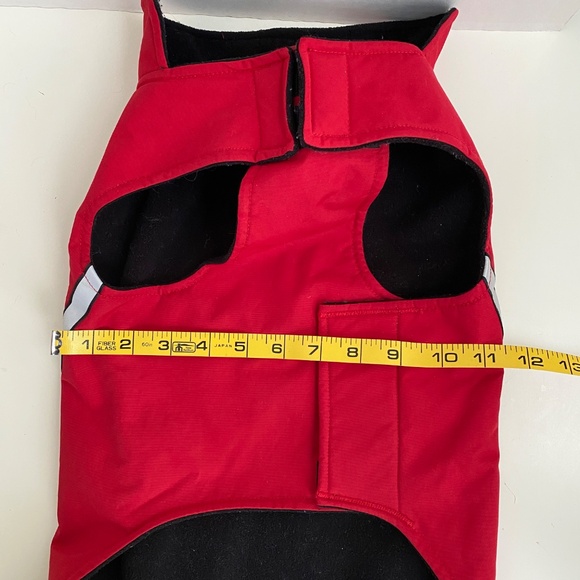 17” water resistant dog coat with reflective stripes - Picture 6 of 7